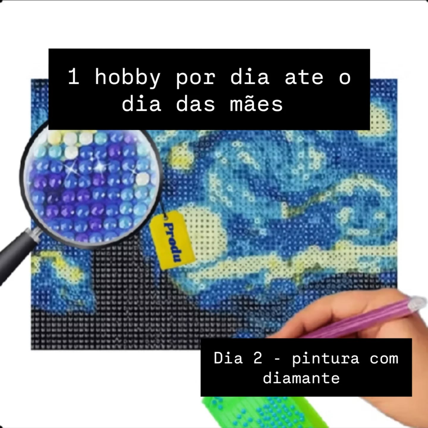 Diamond Painting: O Que É e Por Que Tantas Mães Estão Amando